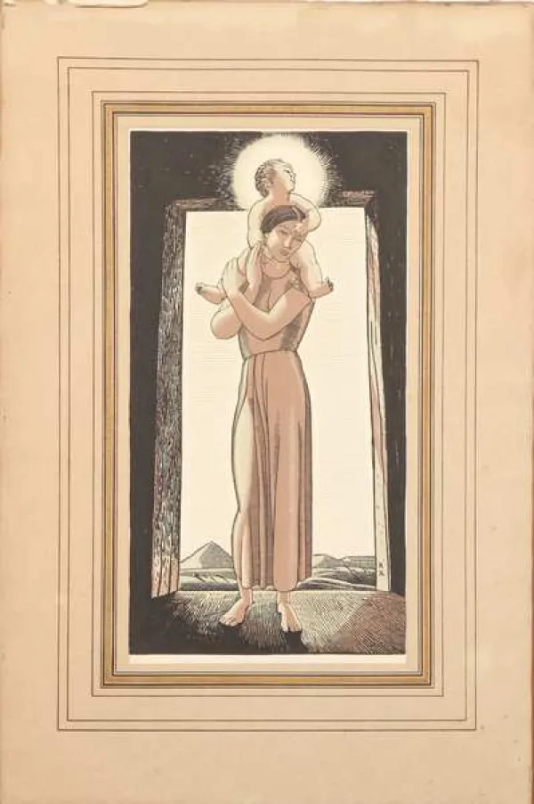 Rockwell Kent, Wayside Madonna, Engraving, c.1927