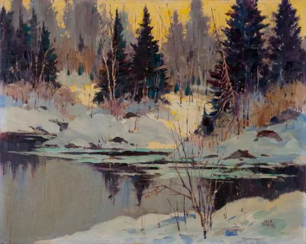 143930, Jack Young, Northern Mirror, Oil