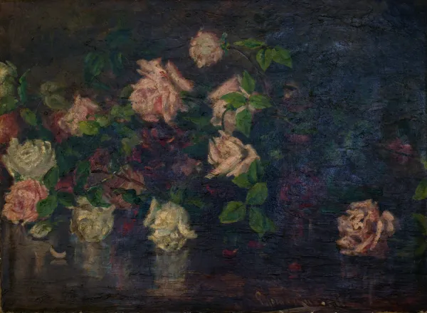 143935, G. Horne Russell, Roses, Oil