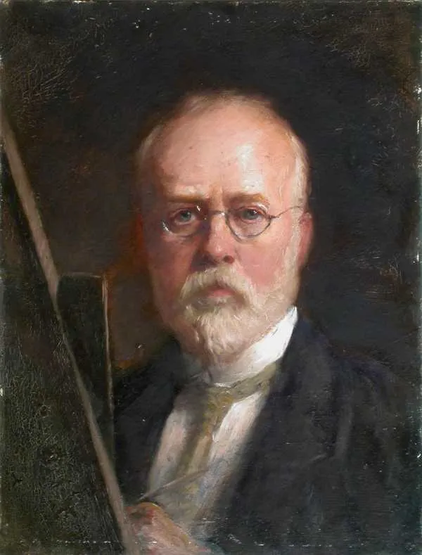 70.27.00, Robert Harris, Self-Portrait, Oil, 1900