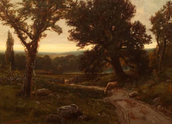 2011.13.139, Homer Watson, September Dawn, Oil, 1884