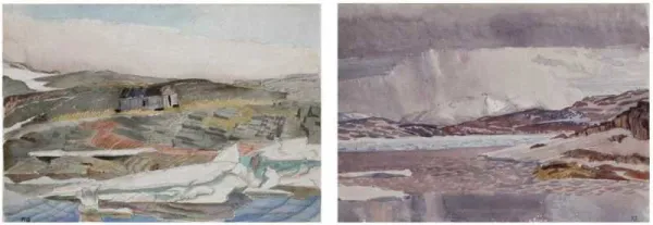 91.09.05, Rhoda Dawson Bickerdike, Makkovik/Ailik (Double Sided), Watercolour, c.1930-1936