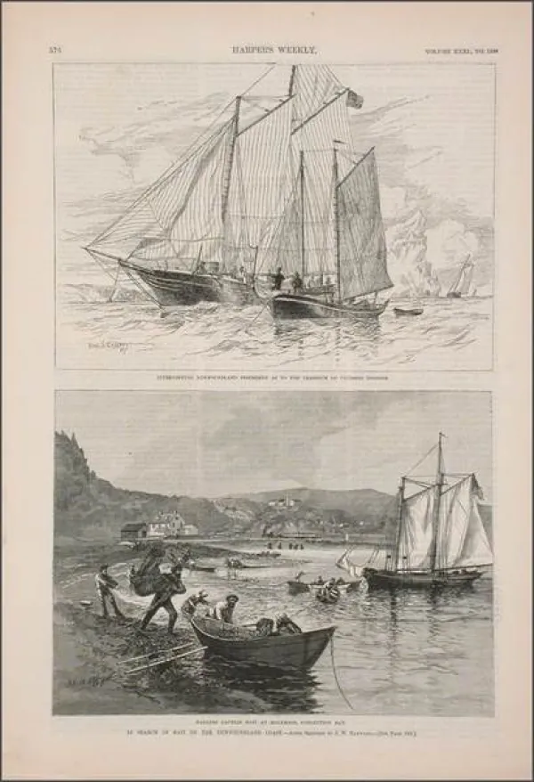 Interviewing Fishermen As To The Presence Of Cruisers Inshore