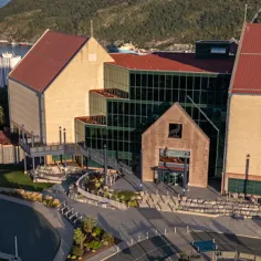 Overhead image of The Rooms