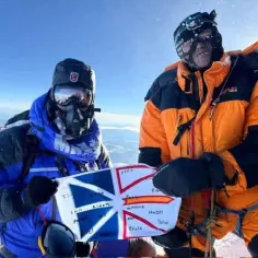 Michael Kirby climbing